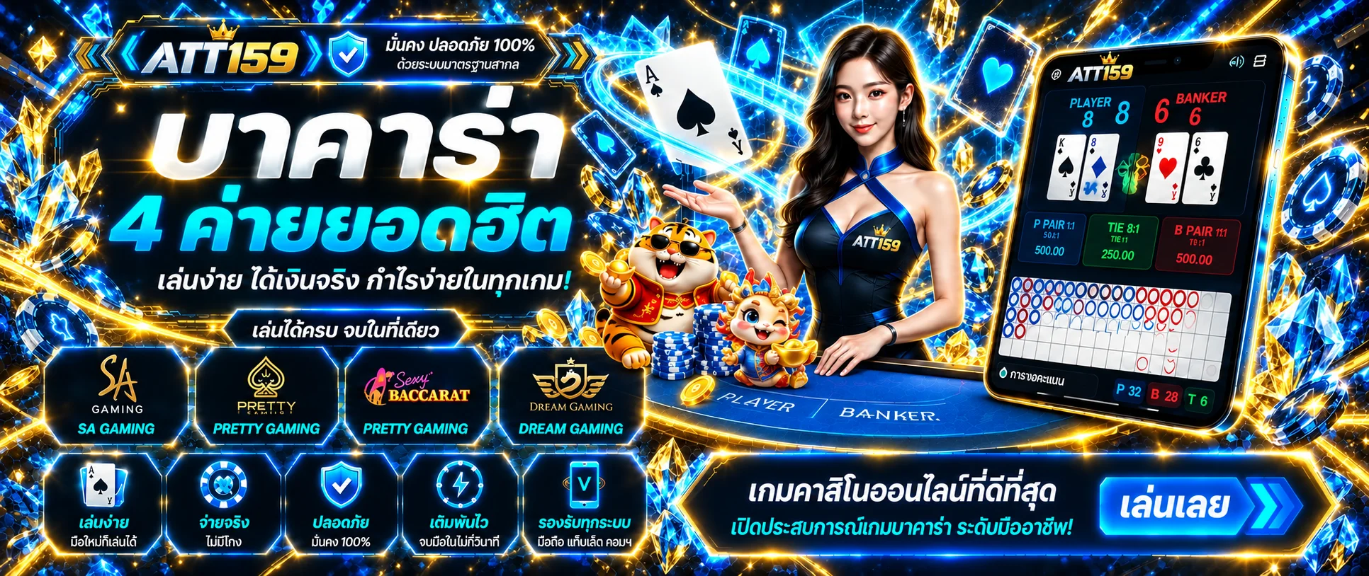 ATT159 ทางเข้าเว็บตรง สมัครง่าย ฝากถอนออโต้